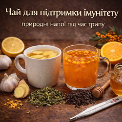 Природные компоненты для поддержания иммунитета – чай, который поможет во время гриппа