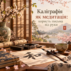 Каллиграфия как медитация: польза письма от руки