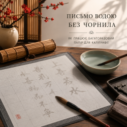  Письмо водою без чорнила — як працює багаторазовий папір для каліграфії