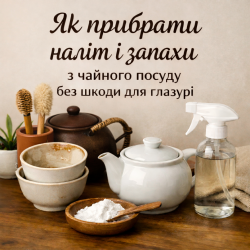 Как убрать налет и запахи из чайной посуды и не повредить глазурь