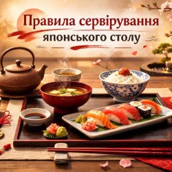 Правила сервировки японского стола