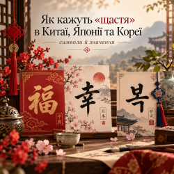 «Счастье» в Китае, Японии и Корее: слова и символы 