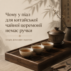 Чому у піал для китайської чайної церемонії немає ручки — історія, філософія і практика