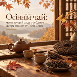 Осенний чай: почему пуэр и улун особенно хорошо подходят для осени