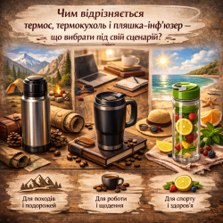 Чем отличается термос, термокружка и бутылка-инфьюзер – что выбрать под свой сценарий