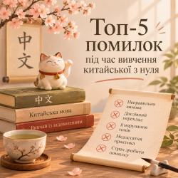 Топ-5 ошибок при изучении китайского с нуля