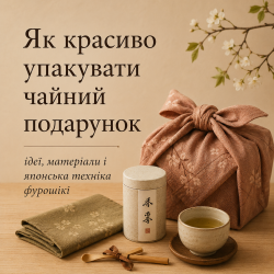 Як красиво упакувати чайний подарунок — ідеї, матеріали і японська техніка фурошікі