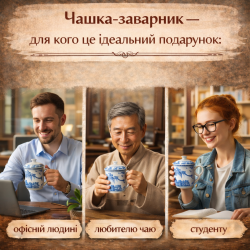 Чашка-заварник – для кого это идеальный подарок офисному человеку, любителю чая или студенту