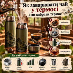 Чай в термосе: как заваривать и как выбрать термос