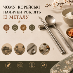 Почему корейские палочки делают из металла: история и особенности