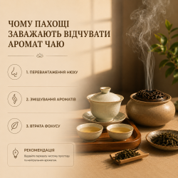Почему благовония мешают чувствовать аромат чая