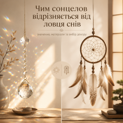 Чим сонцелов відрізняється від ловця снів: значення, матеріали та вибір декору