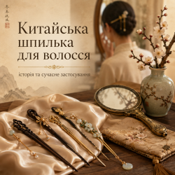 Китайская шпилька для волос: история и современное применение