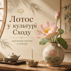 Лотос у культурі Сходу: значення квітки в декорі