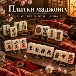 Символика плиток маджонга: что означают иероглифы и рисунки