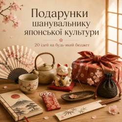 Подарунки шанувальнику японської культури: 20 ідей на будь-який бюджет