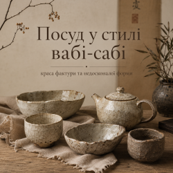Посуда в стиле ваби-саби: красота фактуры и несовершенной формы
