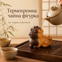 Как пользоваться термохромной чайной фигуркой