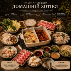 Как организовать домашний хотпот для нескольких человек: посуда, продукты и сервировка