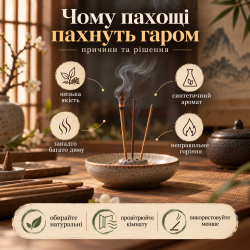 Почему благовония пахнут гарью: причины и решения