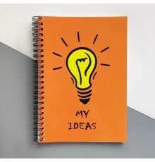 Блокнот My Ideas - помаранчевий