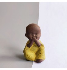 Мініатюрний чашень Будда Жовтий