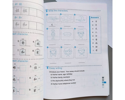 Easy Steps to Chinese 1 Workbook Кольоровий