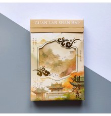 Листівки у китайському стилі Guan Lan Shan Hai Gold