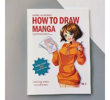 Підручник із малювання манга для початківців Anime Academy! How to draw manga.