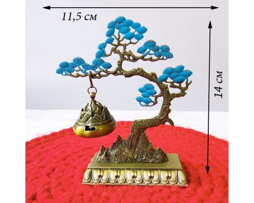 Латунний тримач для формованих пахощів Сян Дао «Бонсай» + комплект пахощів
