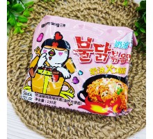 Корейська лапша Бульдак Карбонара SAMYANG Carbo Hot Chicken Flavor Ramen 130g (Корея)