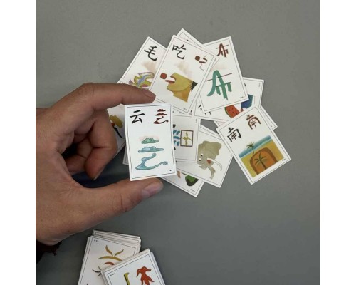 Двосторонні картки для вивчення китайської мови - Chinese for Kids 1а