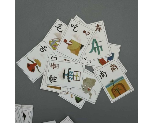 Двосторонні картки для вивчення китайської мови - Chinese for Kids 1а
