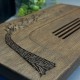 Деревянная чабань ручной работы Чабань для чайной церемонии Вековое дерево 42х22 см