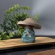 Керамическая чашень - сито Буддийский монах, чайная фигурка для чайных церемоний