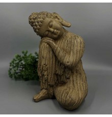 Статуэтка ручной работы Декоративная фигурка для дома и чайного уголка Беззаботный Будда