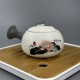 Чайный комплект с сумкой для хранения на 4 человека Лотосы