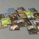 Набор наклееек в виде винтажных марок с известными картинами 48шт.