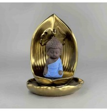 Подставка для благовоний Будда в лотосе + комплект благовоний жидкий дым