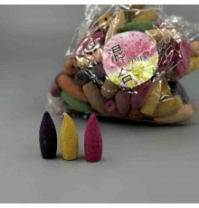 Благовония большие стелющийся дым арома-конусы Микс цветов 110шт