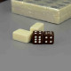Кишеньковий набір для гри в Маджонг — Mahjong у кейсі з екошкіри