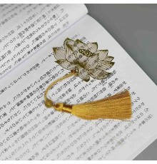 Металева закладка для книг Блискучий лотос
