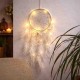 Ловець снів ручної роботи з Led підсвічуванням Білий