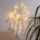Ловець снів ручної роботи з Led підсвічуванням Білий