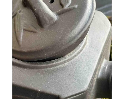 Заварювальний чайник із ісинської глини Квадратний чайник бамбук 450 мл Чорний