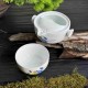 Гайвань керамическая в японском стиле Мейсенский букет  Гайвань+пиала