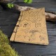 Декоративный блокнот в китайском стиле Старинная карта