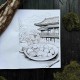 Розмальовка в японському стилі Anime Coloring Book з самураями та японськими пейзажами