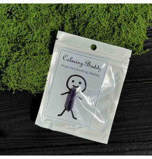 Calming Buddy амулет с натуральным аметистом, талисман покоя, защиты и гармонии