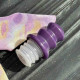 Керамічна пляшка Хулу 600 мл, східна фляга-талисман для води, чаю та настоїв Фіолетова